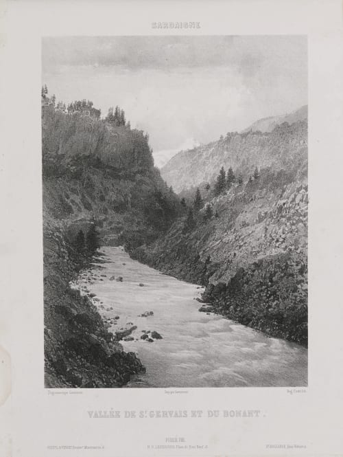 Sardaigne. Vallée de St Gervais et du Bonant Lerebours, Noël Paymal  (French, 1807-1873)