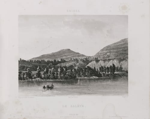 Suisse. Le Salève Lerebours, Noël Paymal  (French, 1807-1873)