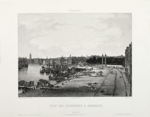 Fort des Quinconces À Bordeaux Lerebours, Noël Paymal  (French, 1807-1873)