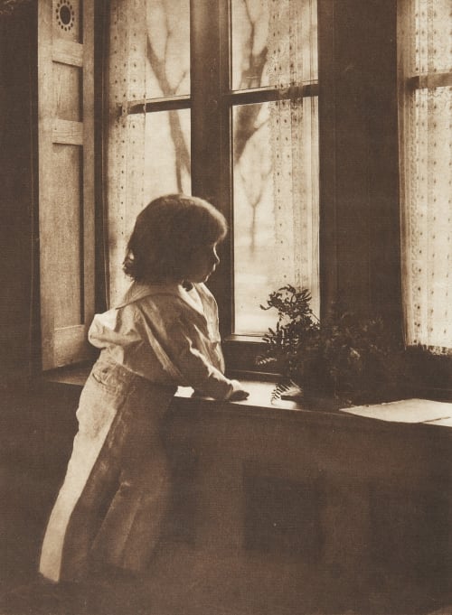 Jamie Stood Soberly at the Window, Watching Farnsworth, Emma J.  (American, 1860-1952)