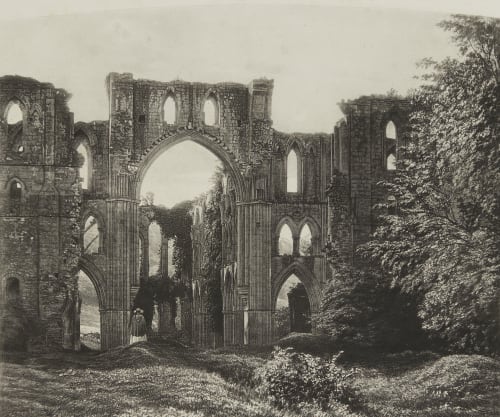 Rivaulx Abbey – The Choir of Transepts Fenton, Roger  (British, 1819-1869)