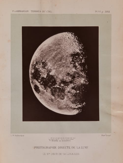 Photographie directe de la lune Rutherfurd, Lewis M.  (American, 1816-1892)