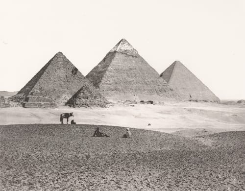 The Great Pyramids at El Giza Frith, Francis  (British, 1822-1898)