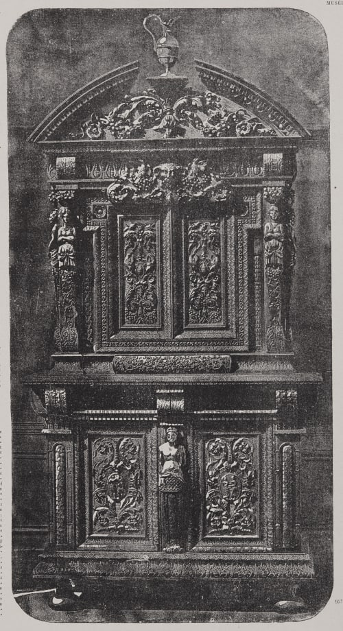 Buffet en noyer sculpté, Musée de Cluny Unknown 