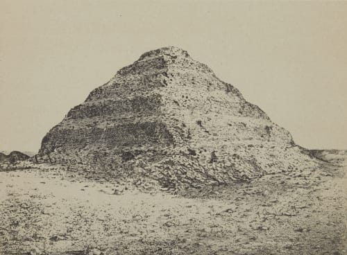 Une Pyramide. A Saqqarah: Ancienne Menphis Geoffray, Stephane  (French, 1827-1895)