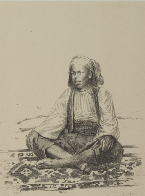 Abdallah Dans Ses Heures de Loisir Geoffray, Stephane  (French, 1827-1895)