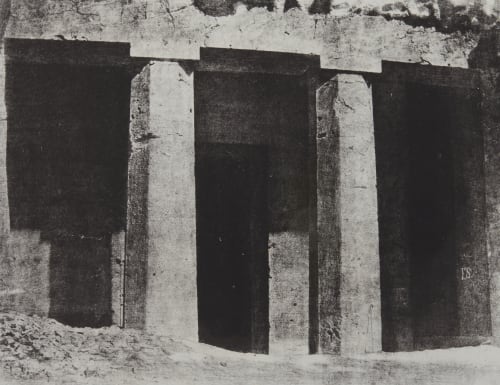 Hypogées de Beni-Hassan. Commencement de L’Ordere Dorique. Haute-Égypte Geoffray, Stephane  (French, 1827-1895)