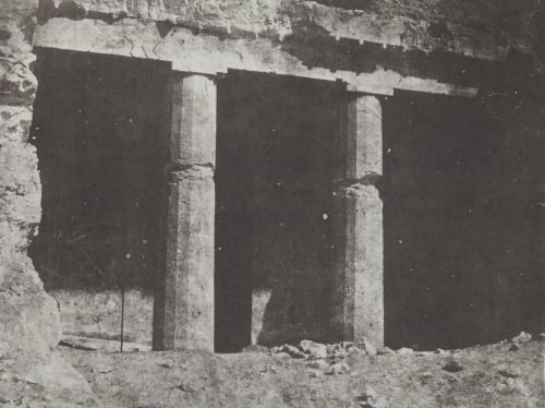 Hypogées de Beni-Hassan. Progrès de L’Ordere Dorique. Haute-Égypte Geoffray, Stephane  (French, 1827-1895)