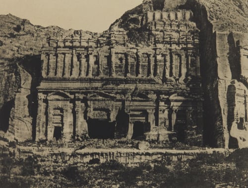 Ruines D’un Palais Taillé dans le Roc. Pétra Geoffray, Stephane  (French, 1827-1895)
