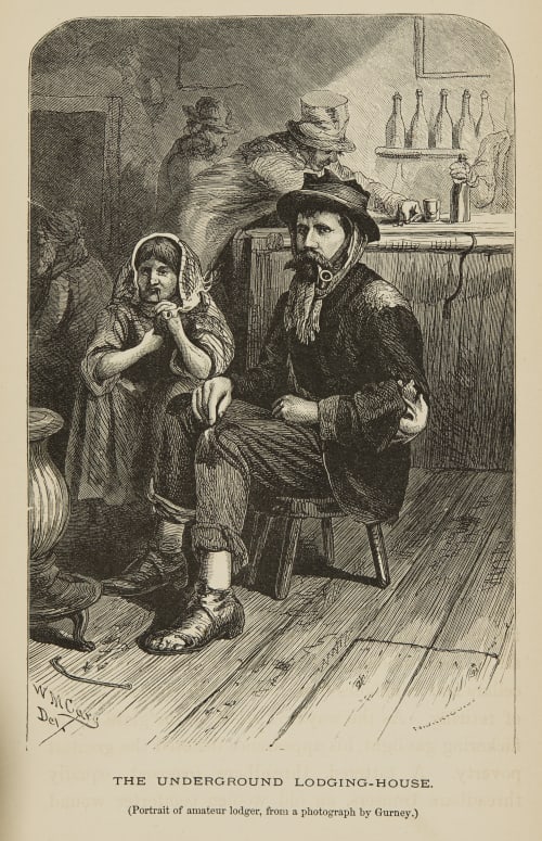 The Underground Lodging-House Gurney, Jeremiah  (American, 1812-1895)