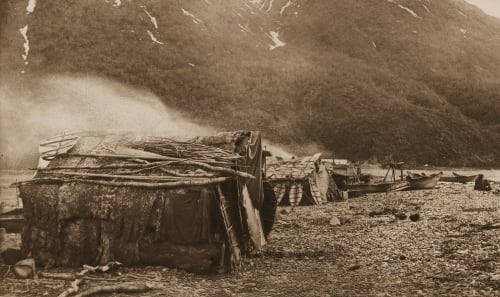 Indian Sealers’ Camp, Yakutat Bay Curtis, Edward Sherrif  (American, 1868-1952)