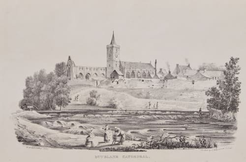 Dunblane Catherdral Hill, David Octavious  (Scottish, 1802-1870)