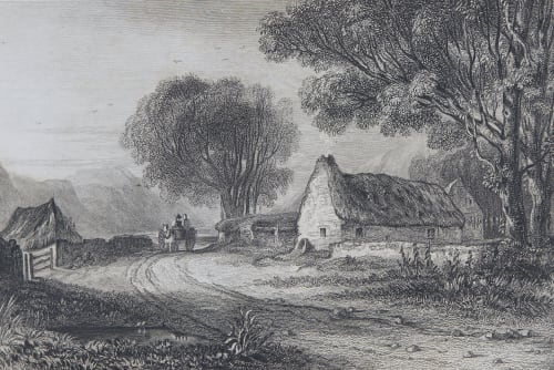 Cottage in Ettrick Hill, David Octavious  (Scottish, 1802-1870)