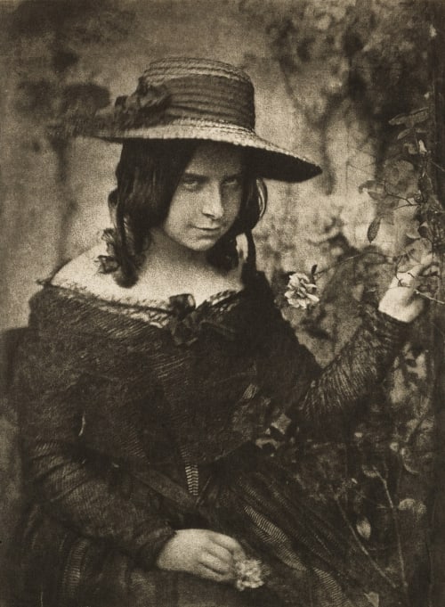 Girl in Straw Hat Hill, David Octavious  (Scottish, 1802-1870)Adamson, Robert  (Scottish, 1821-1848)