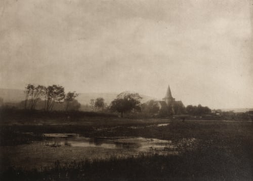 Church Landscape Charles Job  (1853 - 1930)