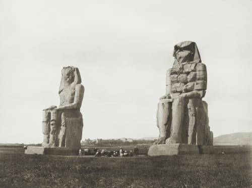 Colossi of Memnon at Thebes Junghaendel, R. M.  (German, 1888–1898)
