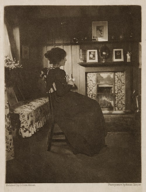 Portrait with Interior Annan, James Craig  (Scottish, 1864-1946)