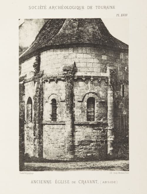 Ancienne Eglise de Cravant, (Abside) Lafollye, Charles Jules  (French, 1817-1888)