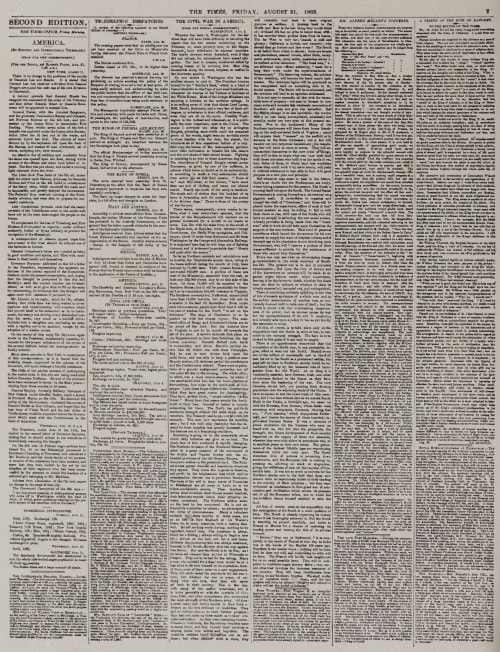 Photo-Lithography: A Complete Page of the Times Newspaper printed from Stone Unknown 
