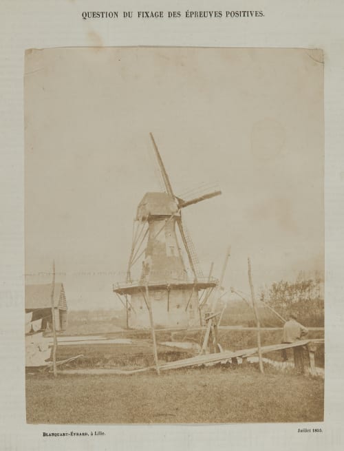 Question du Fixage Des Épreuves Positives. Blanquart-Evrard, Louis Désiré  (French, 1802-1872)