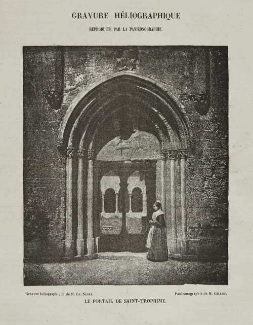 Le Portail de Saint-Trophime Nègre, Charles  (French, 1820-1880)