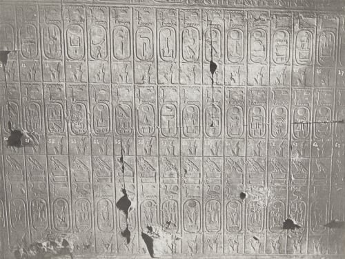27 Abydos Temple de Séti Table des Rois 3e Partie Unknown 