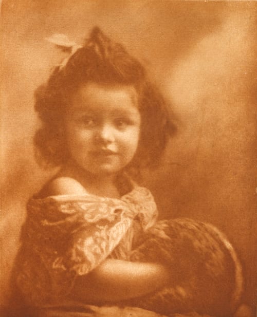L’enfant au Manchon Marissiaux, Gustave  (Belgian, 1872-1929)