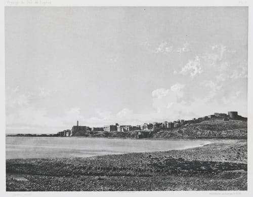 PL. 6 Sidon: Prise du Cimetiere Chretien Vignes, Louis  (French, 1831-1896)