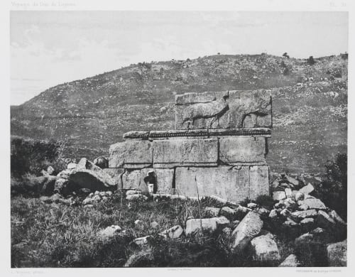 PL. 31 Arak-El-Emir Vignes, Louis  (French, 1831-1896)