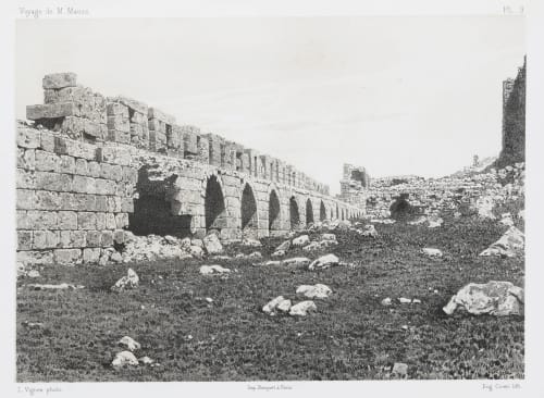 PL. 9 Karak. Chemin de Ronde de la Premiére de la Forteresse Sauvaire, Henri  (French, 1831-1896)