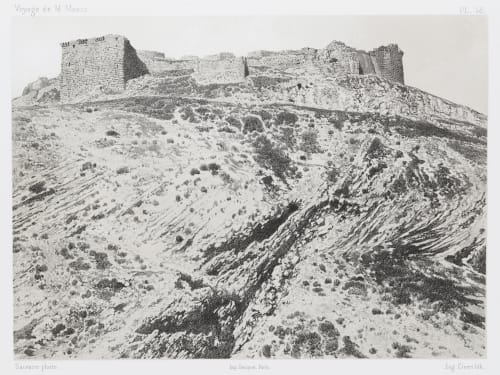 PL. 18 Chaubak. Vue Prise De L’ouest Sauvaire, Henri  (French, 1831-1896)