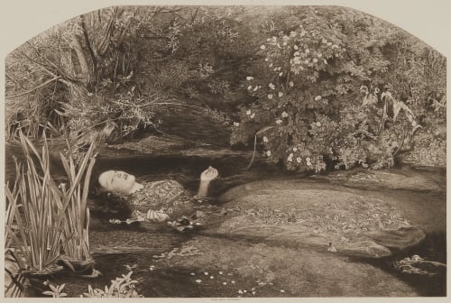 Ophelia Millais, John Everet  (English, 1829-1896)