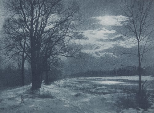 Winternaught an der Isar Erdmann, Alfred 
