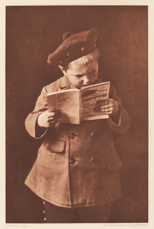 Lesender Knabe Martin Kiesling 