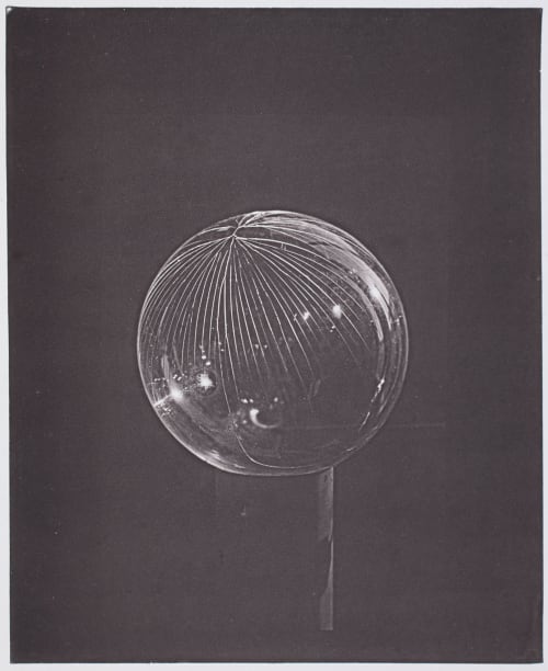 Plate XIX. Glass Globe Cracked by Internal Pressure Nasmyth, James  (Scottish, 1808-1890)