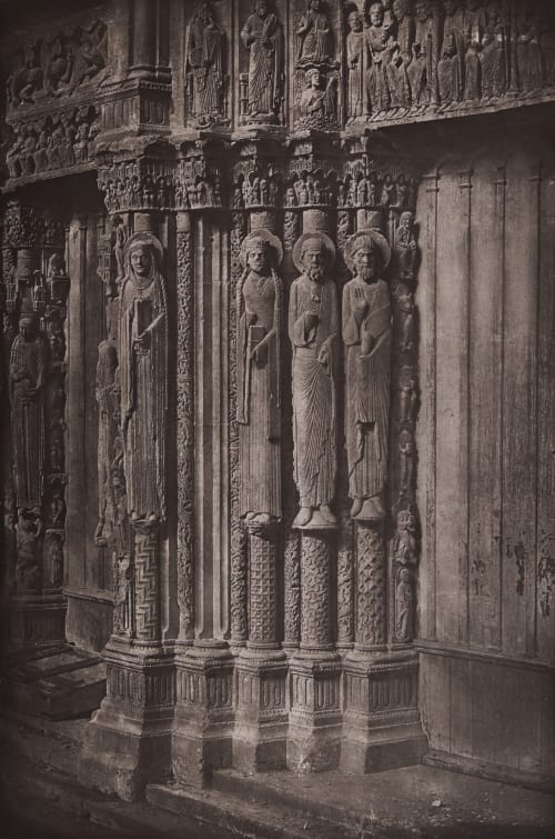 Cathédrale de Chartres Royal Portal Nègre, Charles  (French, 1820-1880)