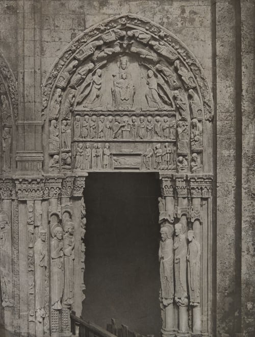Cathédrale de Chartres, façade occidentale, porte latérale Nègre, Charles  (French, 1820-1880)