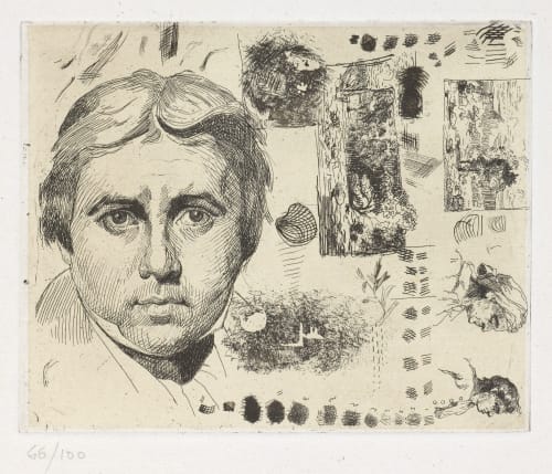Portrait d’Ingres Nègre, Charles  (French, 1820-1880)