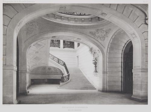 Escaliers D’Honneur (Rez-de-Chaussée) Nénot, Henri-Paul  (French, 1853-1934)