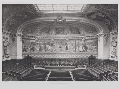 Grand Amphithéâtre (Pl. XVII) Nénot, Henri-Paul  (French, 1853-1934)