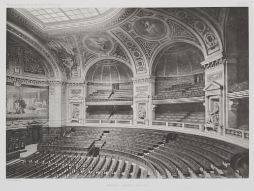 Grand Amphithéâtre (Pl. XVIII) Nénot, Henri-Paul  (French, 1853-1934)
