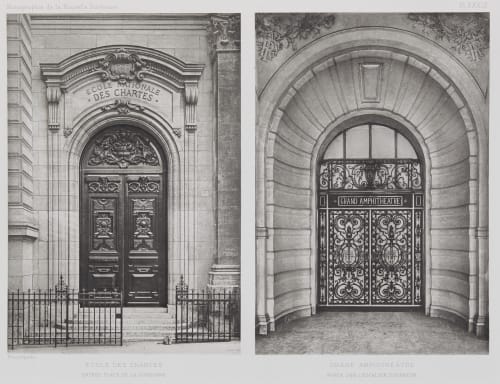 Ecole Des Chartes; Grand Amphithéâtre Nénot, Henri-Paul  (French, 1853-1934)
