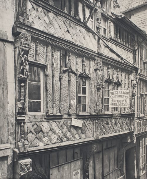 64. Maison de la rue aux Fèvres, à Lisieux Magron, Henri  (French, 1845-1927)