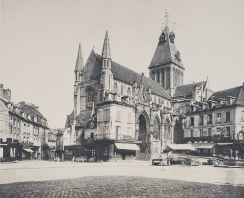 56. Église Saint-Gervais, à Falaise Robert, Paul  (French, 1866-1898)