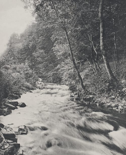 26. Bagnoles — Un Coin du Parc de l’Établissement Thermal Magron, Henri  (French, 1845-1927)