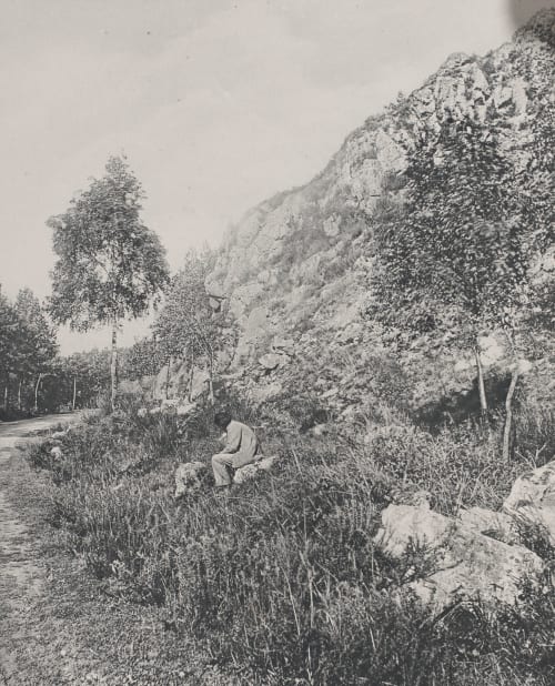 27. Bagnoles — Les Rochers de la Vallée d’Antoigny Magron, Henri  (French, 1845-1927)