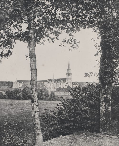 76. Monastère de la Grande Trappe — Vue Générale Magron, Henri  (French, 1845-1927)