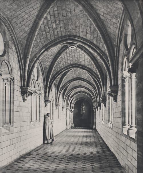 77. Monastère de la Grande Trappe — Le Cloître Magron, Henri  (French, 1845-1927)