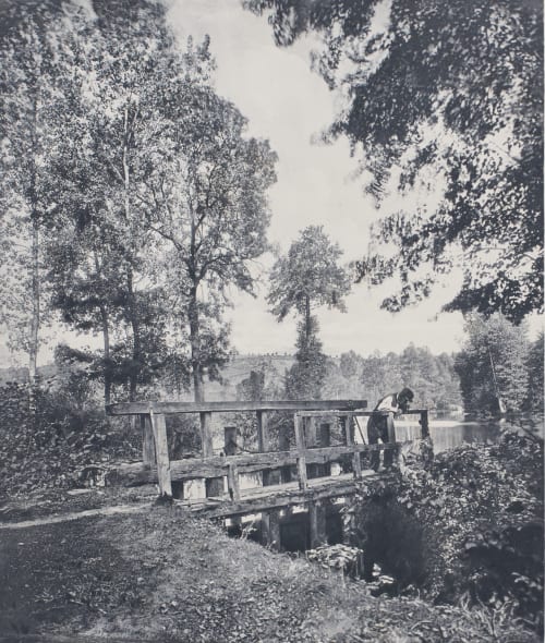 25. Saint-Céneri-le-Gérei — Le Pont du Moulin Magron, Henri  (French, 1845-1927)