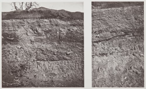 PL. XXIII Sections of Unstratifed and Stratified Drift Various 